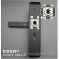 Bright Black Door Lock Home Silence Indoor Bedroom Door Handle GO-SK1